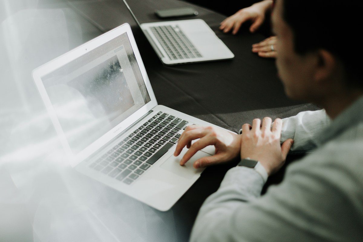 woman on laptop